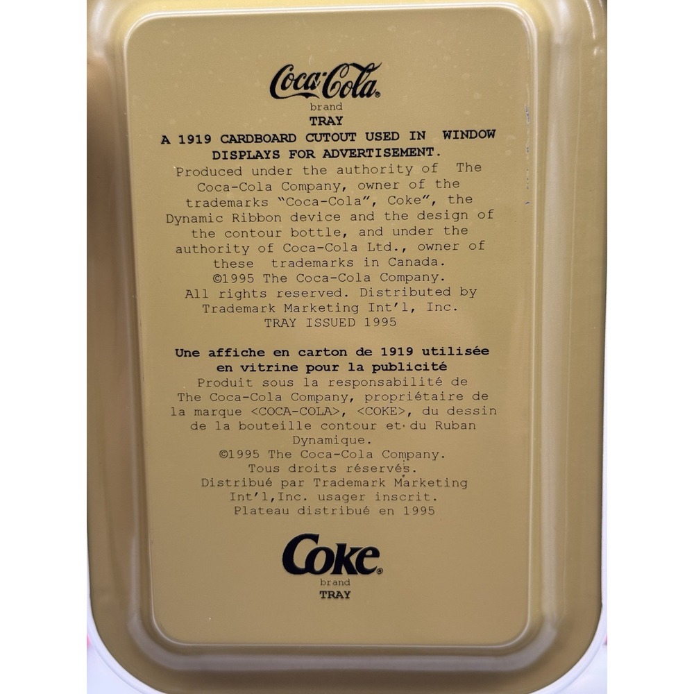 COCA-COLA MINI Metal Trays Soda Pop Fountain Drink Advertising Lot of 6 - Picture 6 of 9